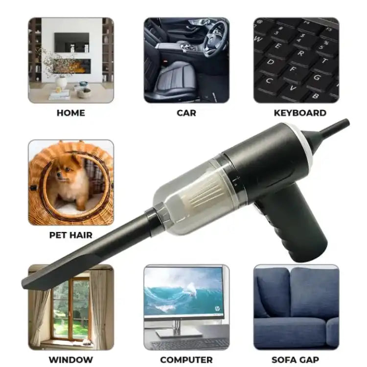 Powerful Mini Vacuum for Car, Home & Office