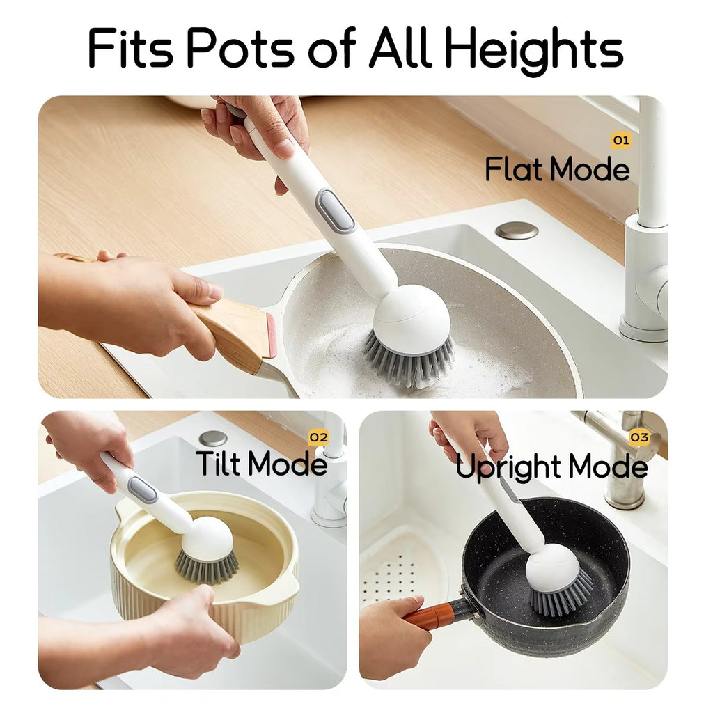 Imported : 360° Multi-Purpose Cleaning Brush | Kitchen, Bathroom & Tile Scrub Brush
