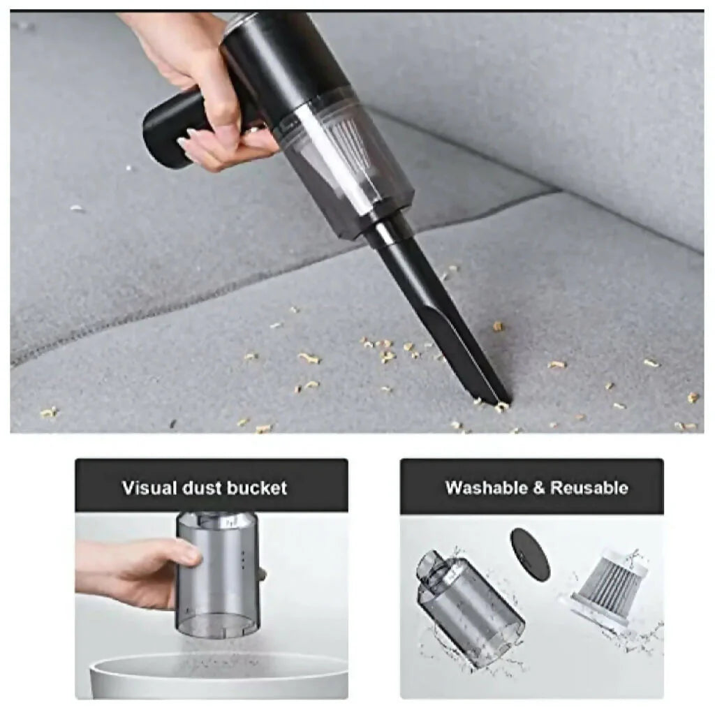 Powerful Mini Vacuum for Car, Home & Office