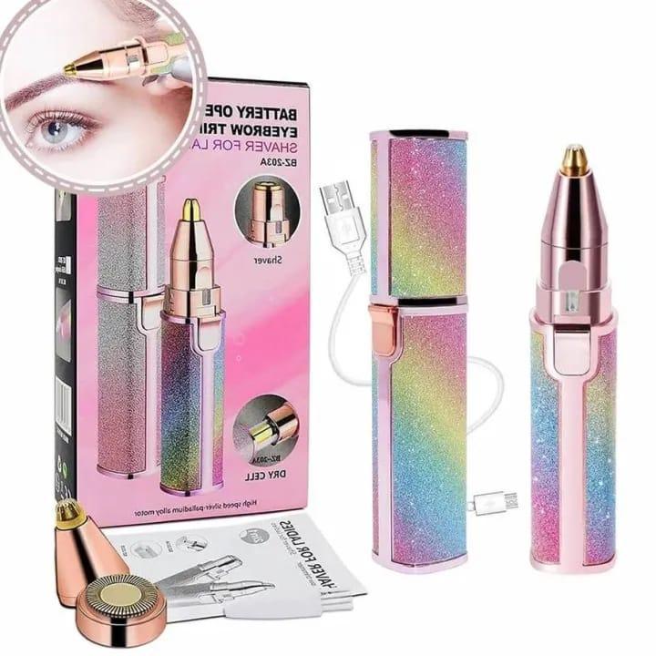 Rechargeable Glitter Brow Trimmer for Home Use
