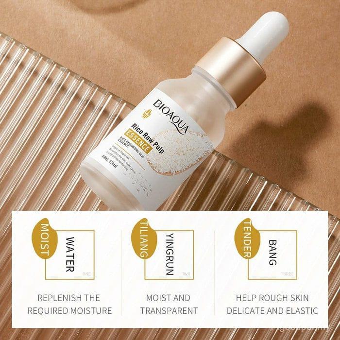 Rice Essence Serum 15ml Hydrating Non-Greasy for All Skin Types