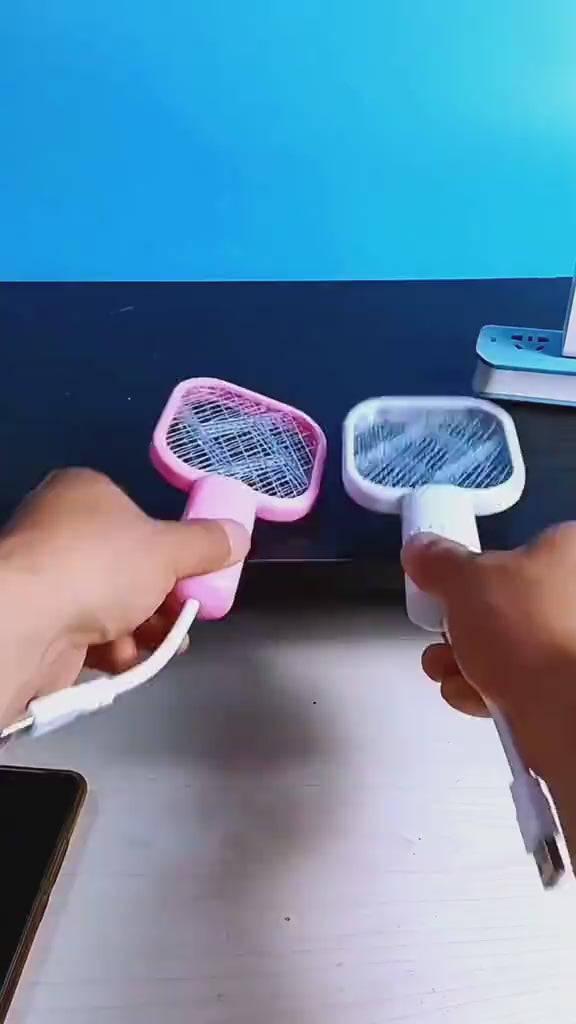 2-in-1 USB Rechargeable Electric Mosquito Killer Lamp & Swatter
